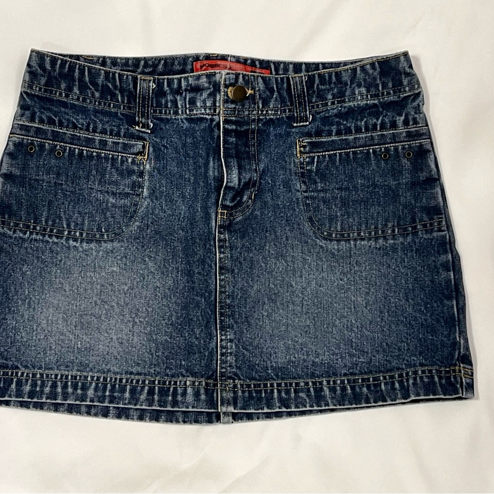 Mossimo Supply Co. Blue Mini Skirt Casual